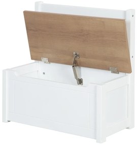 Bancă de copii albă Woody – Roba