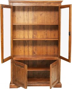 Vitrina L120 37 H197 cm, lemn masiv