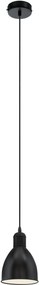 EGLO Pendul PRIDDY negru 15,5/110 cm