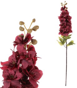 Floare artificială Delphinium bordo, 87 x 13 cm