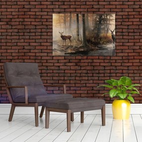 Tablou - Vintage pictura wildlife (90x60 cm)