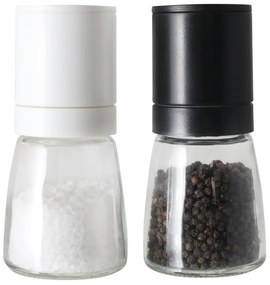 Set râșniță pentru sare și piper Vialli Design Black&amp;White