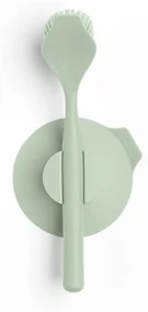 Perie de vase Brabantia SinkSide Jade Green, cu suport 1005610