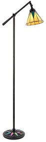 Lampă de podea Tiffany DARK STAR Endon 74355, 1xE14/40W/230V