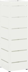 vidaXL Suport pentru umbrele Alb 15,5 x 15,5 x 49 cm Oțel