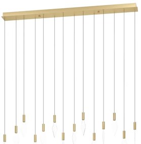 Lustră LED dimabilă pe cablu Eglo 390362 MIRADOR 14xLED/3,3W/230V auriu