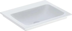Lavoar pe mobilier Geberit One Slim 60 cm alb lucios KeraTect