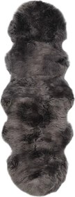 vidaXL Covor din piele de oaie, gri deschis, 60 x 180 cm