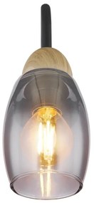 Aplica de perete design modern Gerly negru