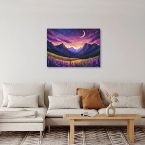 Tablou - Peisaj violet (70x50 cm)