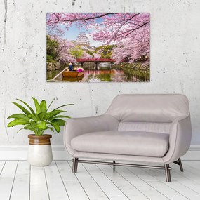 Tablou cu cireș japonez (90x60 cm)