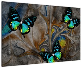 Tablou - Fluturi strălucitori în imagine (90x60 cm)