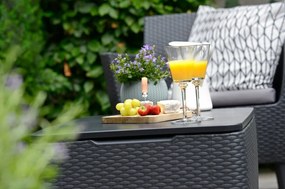 Set de mobilier de grădină SALEMO 2 grafit