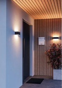 Eglo 901956 - Aplica de perete pentru exterior LED RGBW SANIA-Z, dimabilă, 10W/230V, IP55, negru