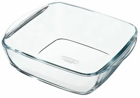 Tavă de copt din sticlă Pyrex pătrată 2,2 l, 25 x22 x 7 cm