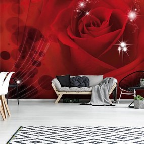 Fototapet - Arta florală - abstract (254x184 cm)