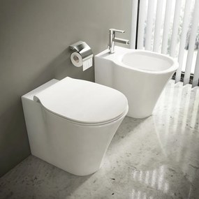 Vas wc pe pardoseala BTW Ideal Standard Connect Air AquaBlade pentru rezervor ingropat