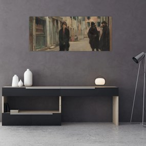 Tablou - John Singer Sargent, Street in Venice, reproducere (120x50 cm)