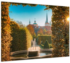 Tablou pe sticlă - Palatul Wallenstein (70x50 cm)