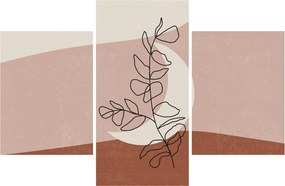 Tablou - Boho frunze N⁰2 (90x60 cm)