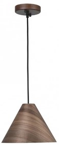Lustra / Pendul modern design lemn nuc inchis WERA NVL-9125062