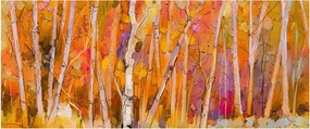 Tablou - Pădurea toamna (120x50 cm)