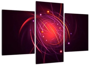 Tabloul modern cu abstacțiune (90x60 cm)