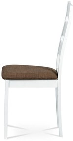 Set de scaune de sufragerie BC-2603 WT, alb, 2buc.