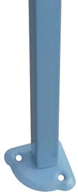 Cort pliabil cu 3 pereti, 3 x 4,5 m, albastru Albastru