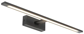 Lampa de perete moderna neagra 62 cm incluzând LED IP44 - Jerre