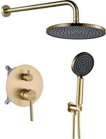 Set de dus incastrat Rea Foster auriu periat + BOX