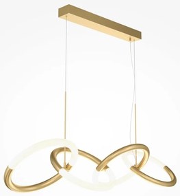 Lustra LED suspendata design modern Node auriu