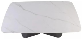 Masa extensibila Armando alb/negru L160-240xl90 cm