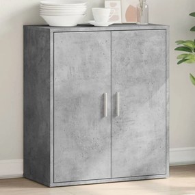 vidaXL Servantă, gri beton, 79x38x80 cm, lemn compozit
