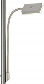 Briloner 1328-022 - lampă de podea LED dimerizabilă LED/21W/230V + LED/3,5W crom mat