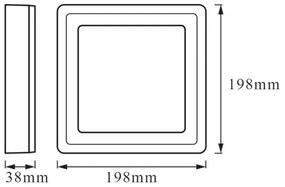 Ledvance - Plafonieră LED CLICK LED/15W/230V