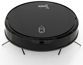 Aspirator robot MAGNUM X, 40 W, 3000 Pa, Curatare uscata si umeda, Filtrare în 3 etape, Wi-Fi, Functie de programare, Negru