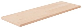 vidaXL Poliță, 60x20x1,5 cm, lemn masiv de stejar netratat