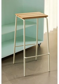 Set de scaune de bar bej/în culoare naturală 2 buc. (înălțime șezut 76 cm) Stilt – Hübsch