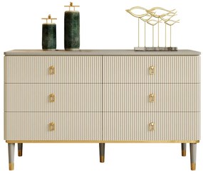 Comodă în dormitor bej în stil art nouveau DEPRIMO 15561 by Deprimo