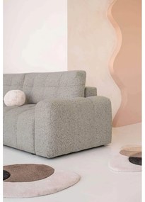 Colțar modular maro deschis extensibil/cu spațiu de depozitare (cu colț pe partea stângă) Lulu – Miuform