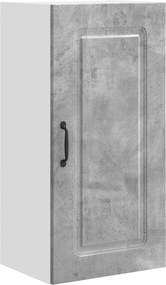 vidaXL Dulap de bucătărie Kalmar Gri din beton 40 x 31 x 80 cm