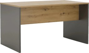 Masa birou RIOMA NEW TYP 11, stejar artisan/gri grafit, DTD laminat, 1
