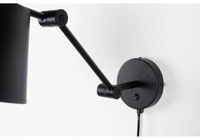 Aplică de perete neagră Hajo – White Label