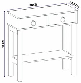Masă decorativă Valery White