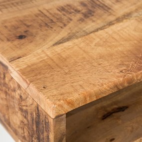 Birou design industrial vintage Scorpion 100cm, mango natur