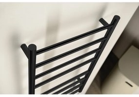 Sapho Uscător electric pentru prosoape REDONDO, 75 W / 230 V, 50 x 90 cm, negru mat