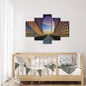 Tablou - Pod cu arhitectură modernă (150x105 cm)