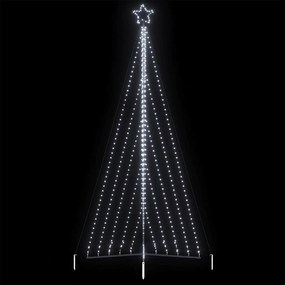 vidaXL Pom de Crăciun LED 570 LED-uri Alb Rece 399 cm
