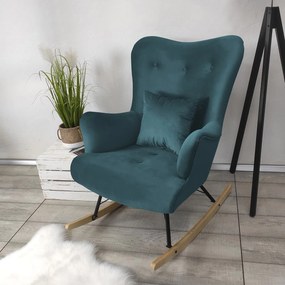 Fotoliu balansoar în stil scandinav Aria (Magic Velvet 2222). 1059404